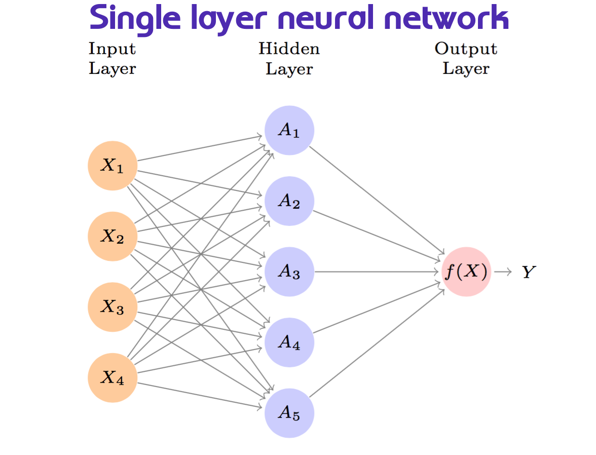 Single layer neural network - Chap 10